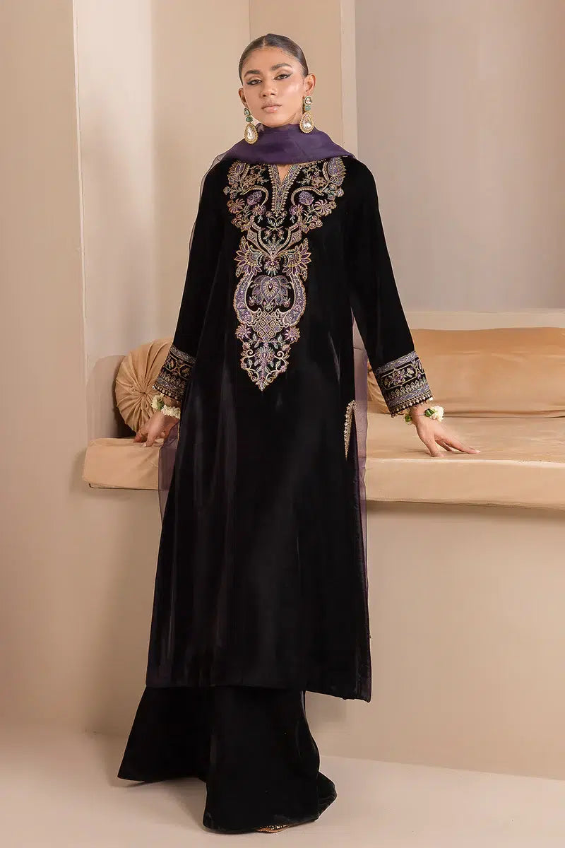 Baroque | Jahanara Luxury Velvet 23 | UF-426 -  Baroque Formal - Original Designer Dress - House of Maryam