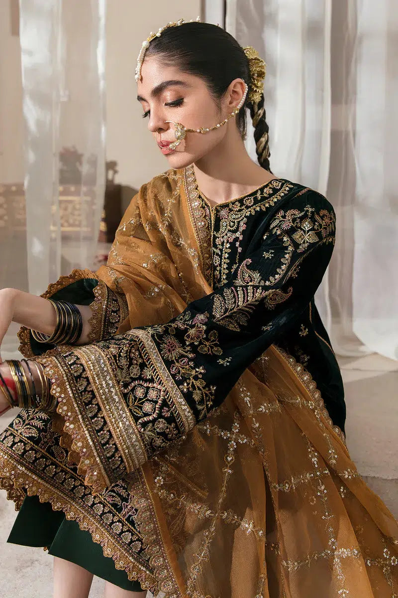 Baroque | Jahanara Luxury Velvet 23 | UF-255 -  Baroque Formal - Original Designer Dress - House of Maryam