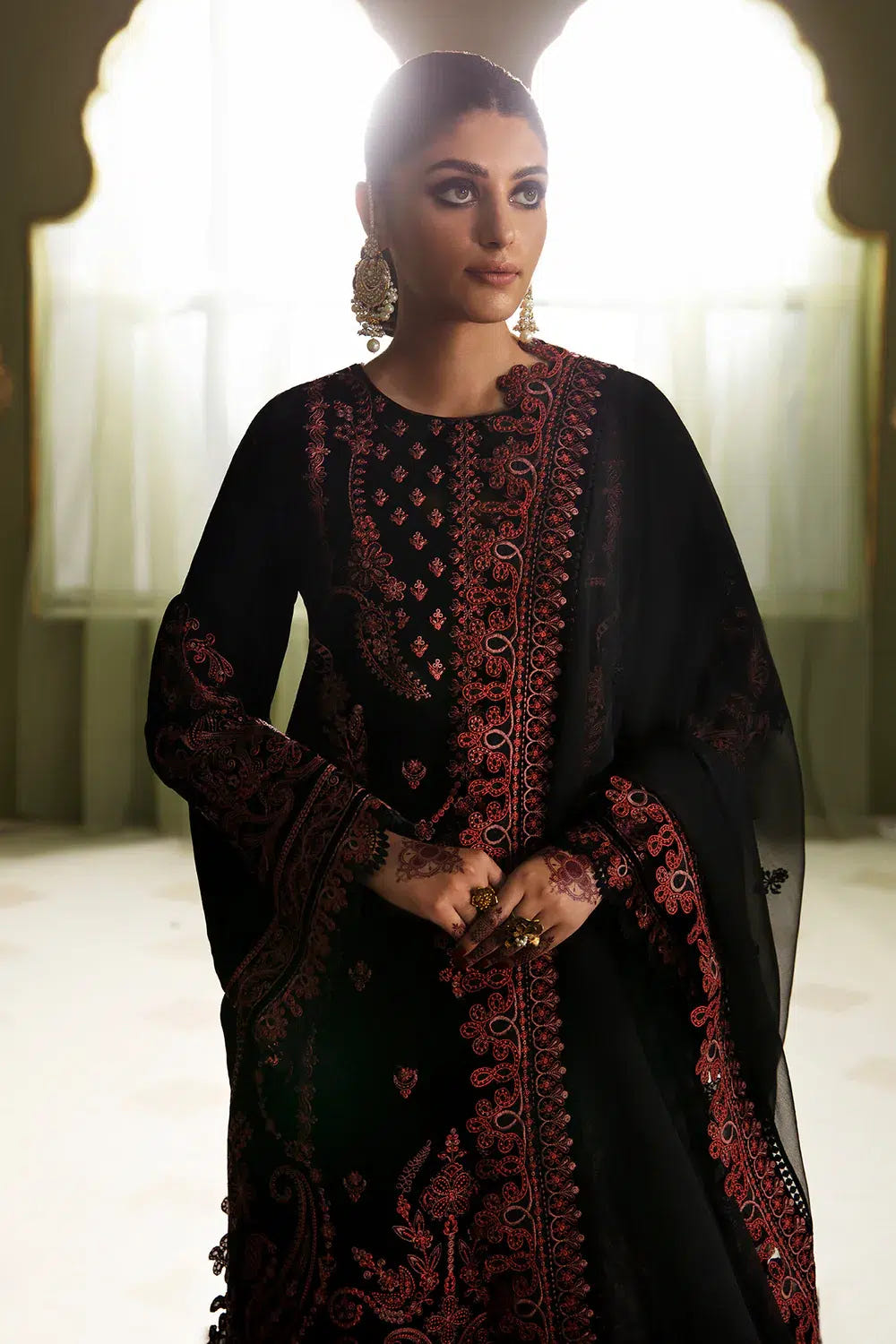 Baroque | Jahanara Luxury Velvet 23 | UF-468 -  Baroque Formal - Original Designer Dress - House of Maryam