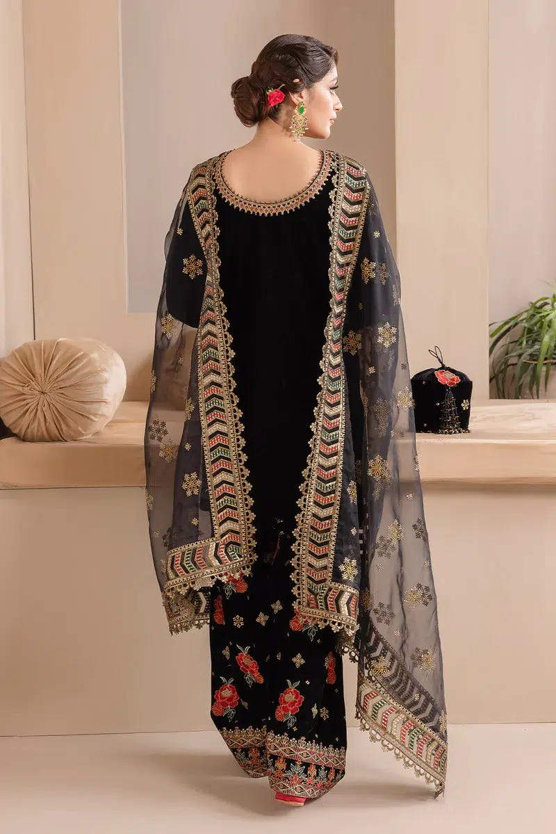 Baroque | Jahanara Luxury Velvet 23 | UF-427 -  Baroque Formal - Original Designer Dress - House of Maryam