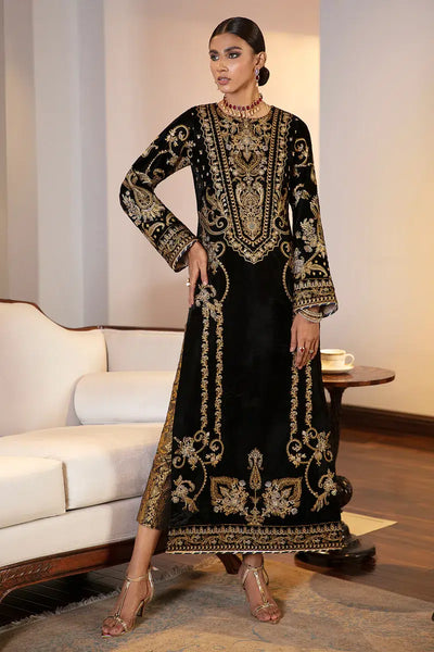 Baroque | Jahanara Luxury Velvet 23 | UF-42 -  Baroque Formal - Original Designer Dress - House of Maryam