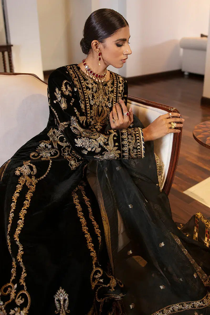 Baroque | Jahanara Luxury Velvet 23 | UF-42 -  Baroque Formal - Original Designer Dress - House of Maryam