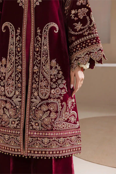 Baroque | Jahanara Luxury Velvet 23 | UF-421 -  Baroque Formal - Original Designer Dress - House of Maryam