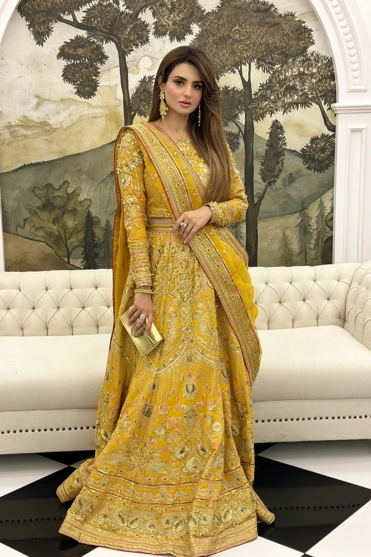 Erum Khan | Jahan Wedding 23 | Basanti -  Erum Khan Bridal - Original Designer Dress - House of Maryam