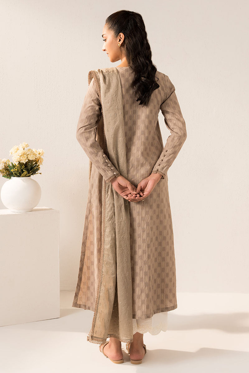 Cross Stitch | Basic Pret | Gold Flake-2PC (Shirt & Dupatta)-5
