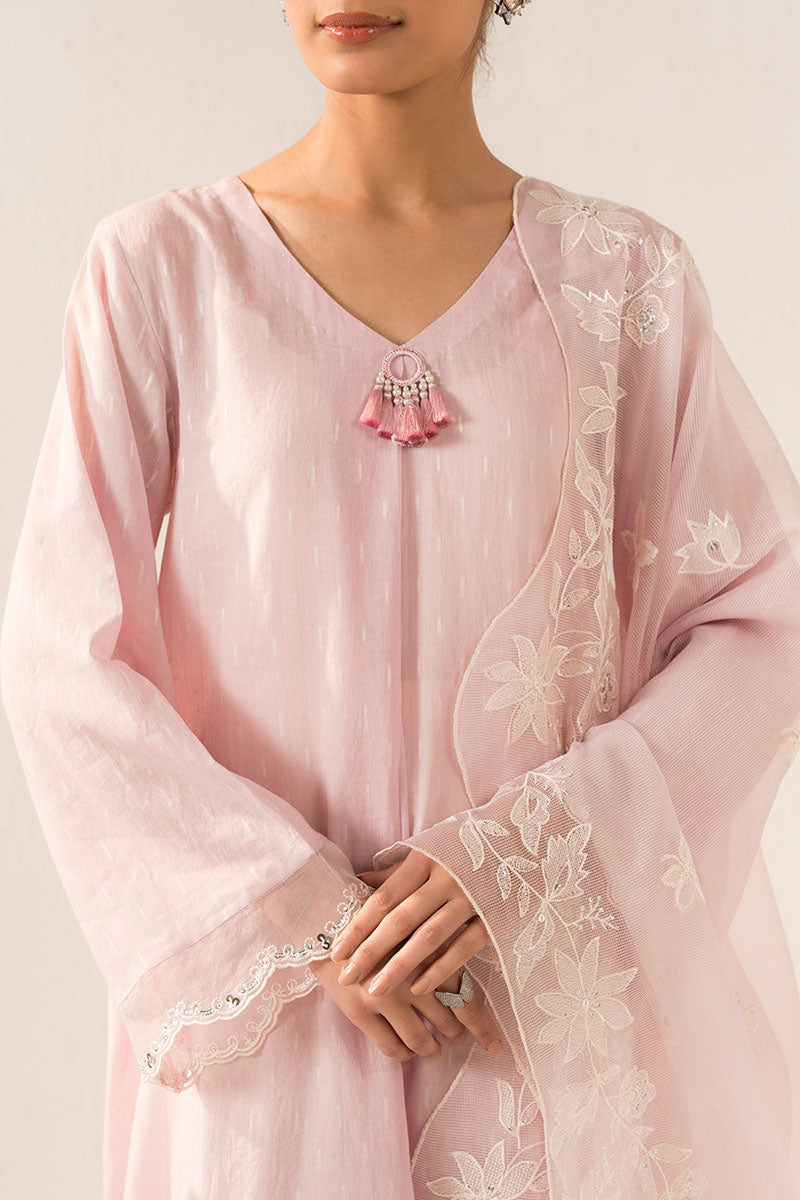 Cross Stitch | Basic Pret | Orchid Ice-2PC (Shirt & Dupatta)