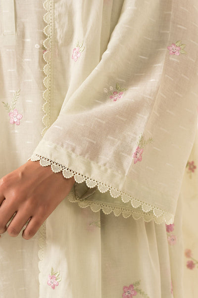 Cross Stitch | Basic Pret | Pstachio Pearl-2PC (Shirt & Dupatta)