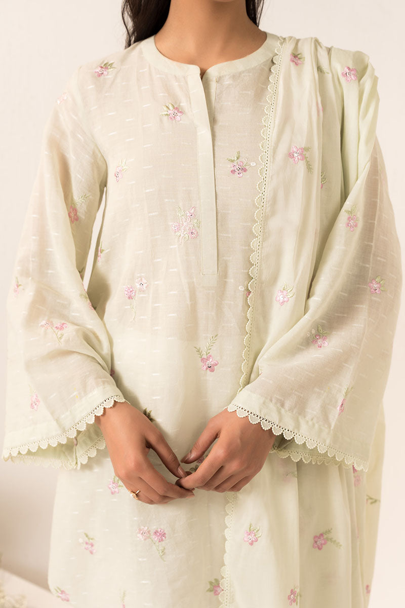 Cross Stitch | Basic Pret | Pstachio Pearl-2PC (Shirt & Dupatta), image 4