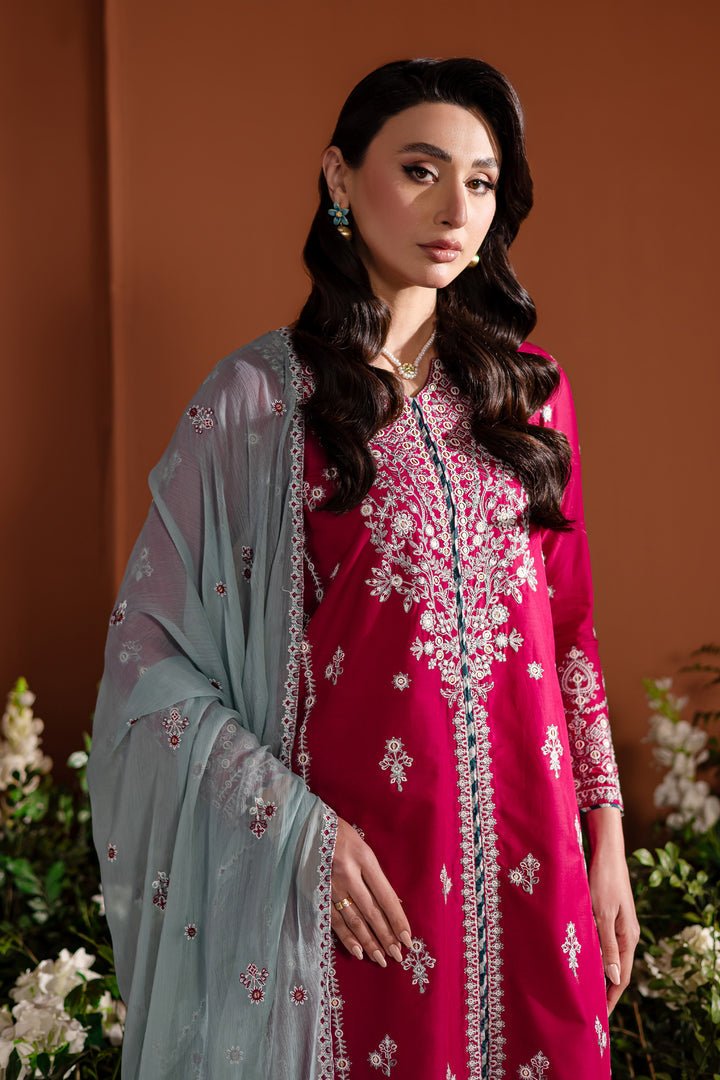 Batik | Aylin Festive Solids | Juno-Brand:Batik-Type:Ladies Clothes-Hot Pink-Pima Lawn-House of Maryam- Buy in UK, USA