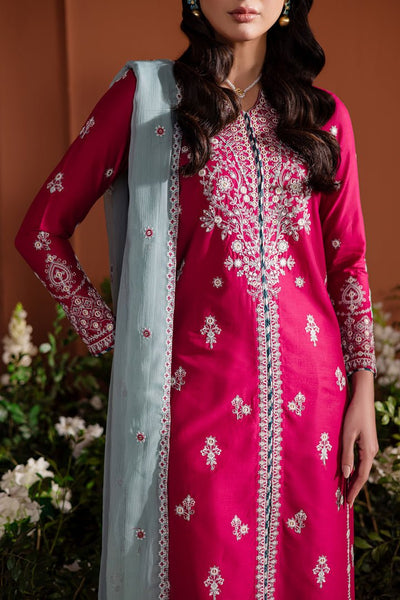 Batik | Aylin Festive Solids | Juno-Brand:Batik-Type:Ladies Clothes-Hot Pink-Pima Lawn-House of Maryam- Buy in UK, USA