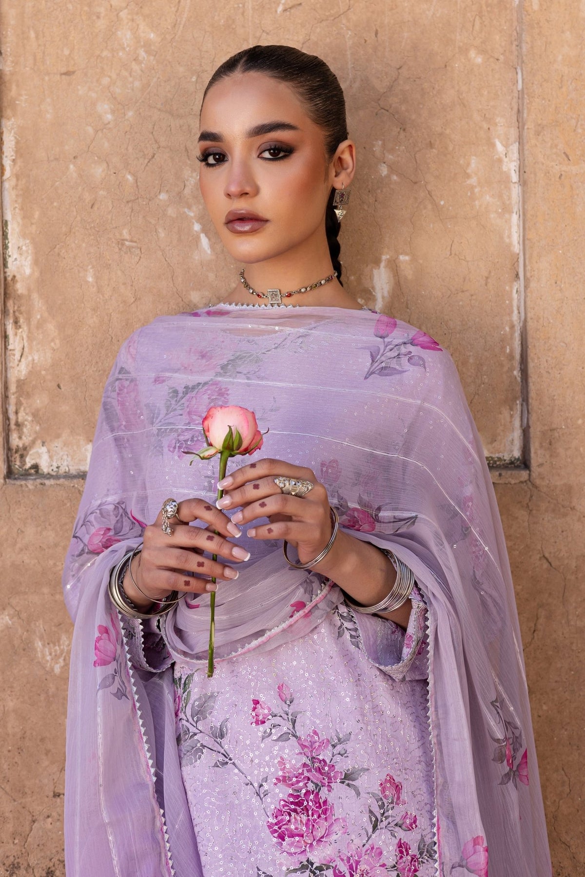 Batik | Chargbagh | Angela-Brand:Batik-Type:Ladies Clothes-Pima Lawn-Lilac-House of Maryam- Buy in UK, USA