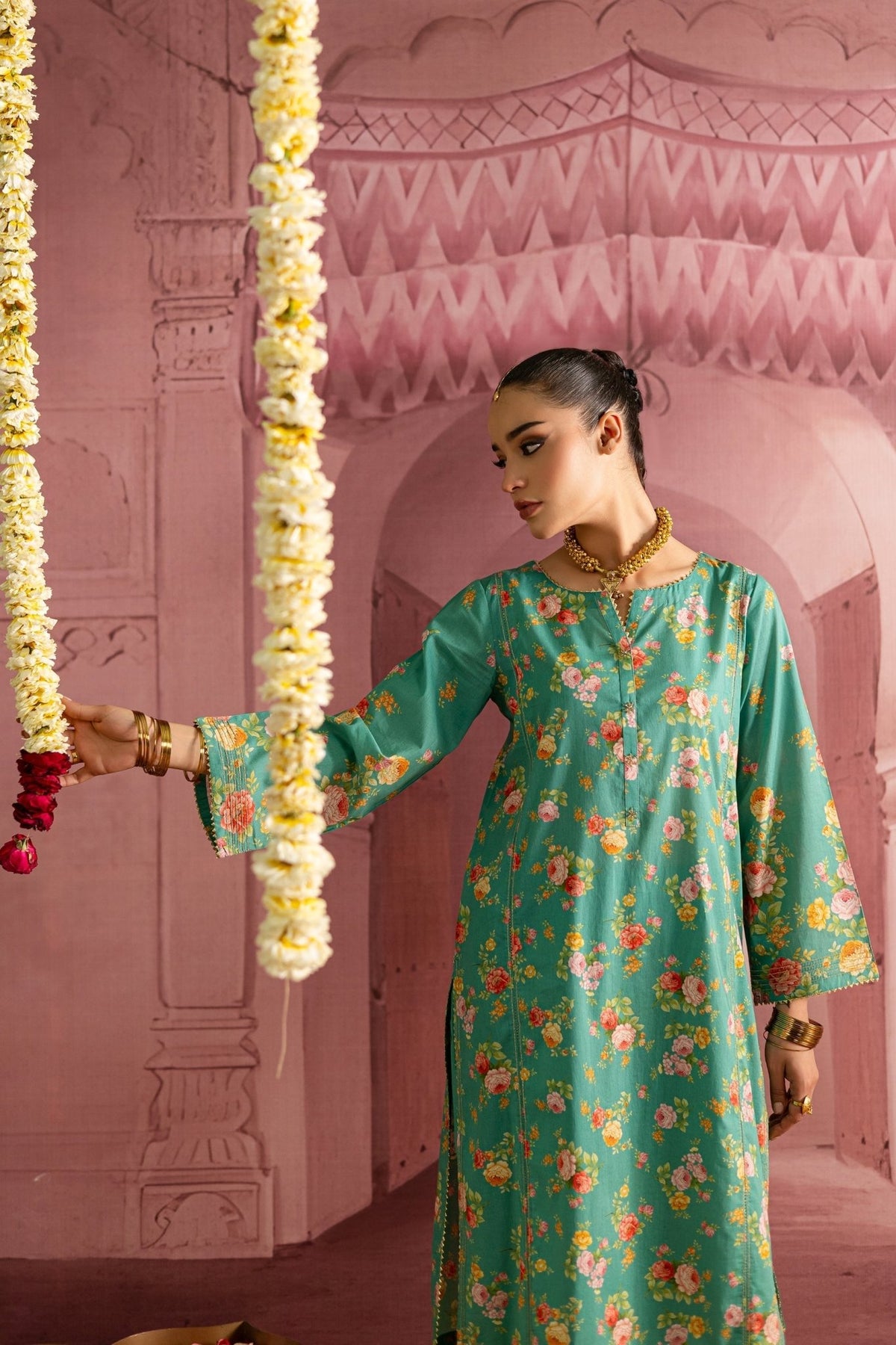 Batik | Chargbagh | Aquamarine-Brand:Batik-Type:Ladies Clothes-Aqua-Lawn-House of Maryam- Buy in UK, USA