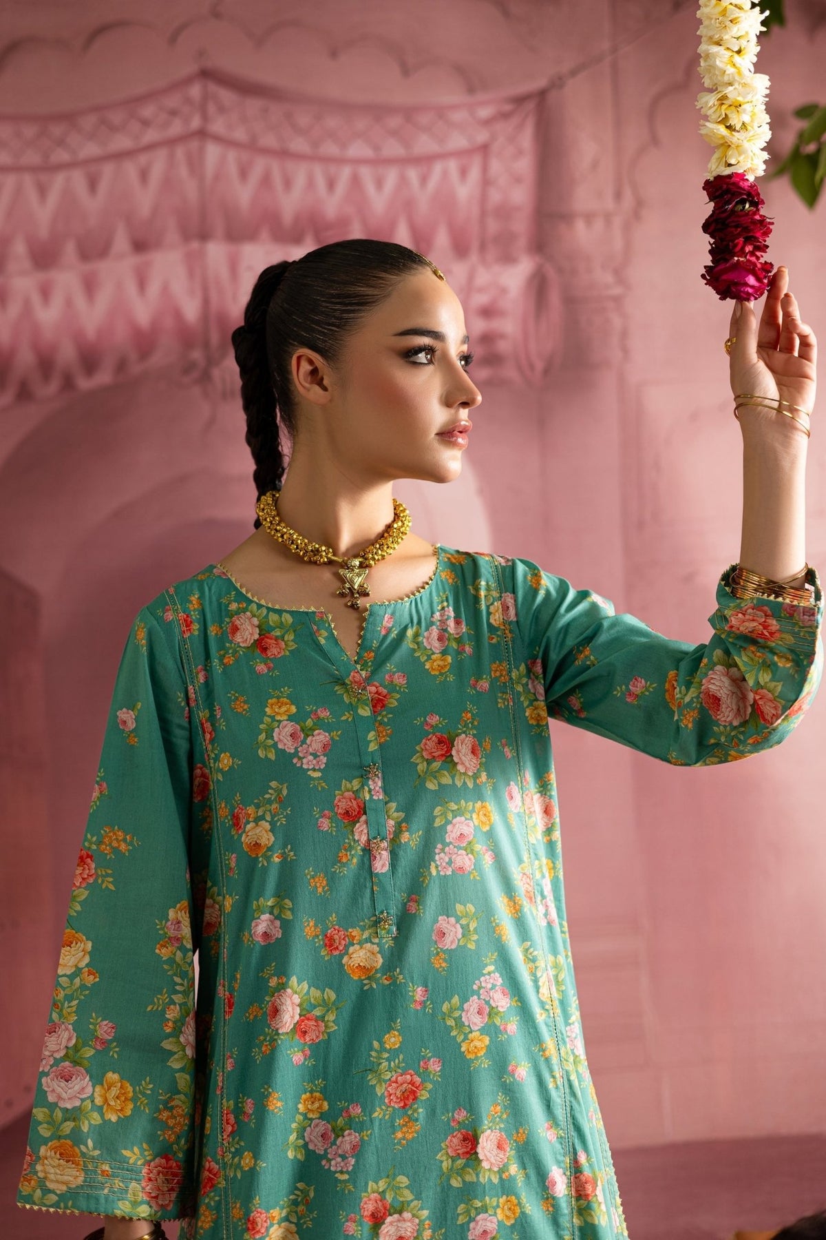 Batik | Chargbagh | Aquamarine-Brand:Batik-Type:Ladies Clothes-Aqua-Lawn-House of Maryam- Buy in UK, USA