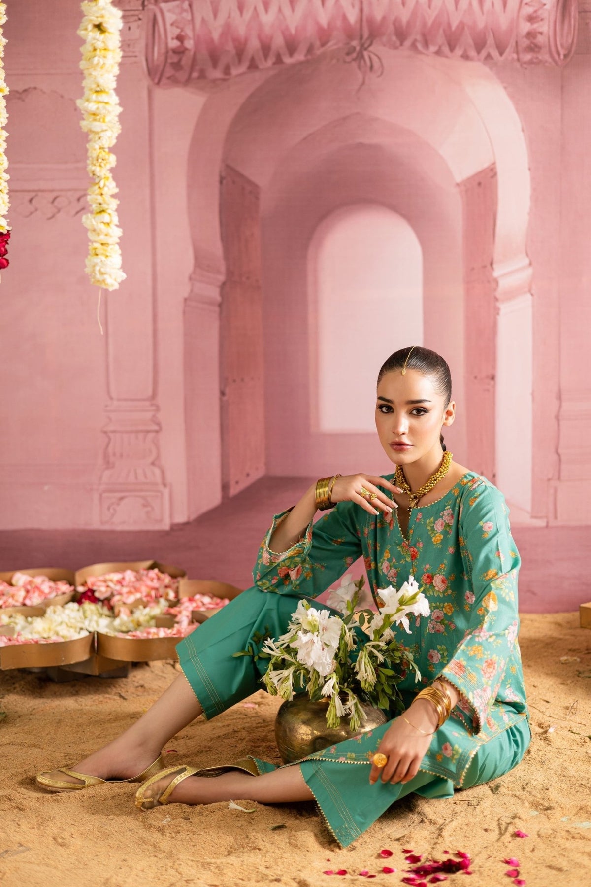 Batik | Chargbagh | Aquamarine-Brand:Batik-Type:Ladies Clothes-Aqua-Lawn-House of Maryam- Buy in UK, USA