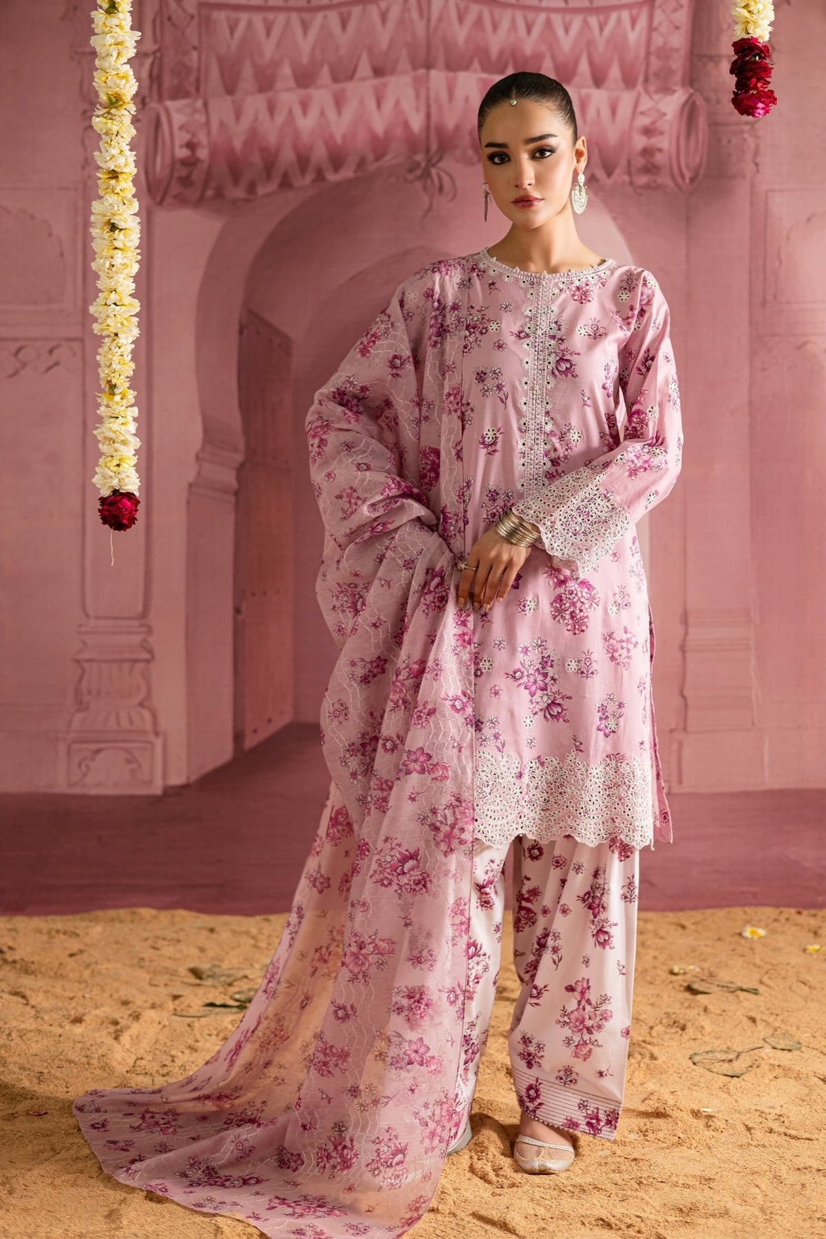 Batik | Chargbagh | Bellz-Brand:Batik-Type:Ladies Clothes-Pink-Lawn-House of Maryam- Buy in UK, USA