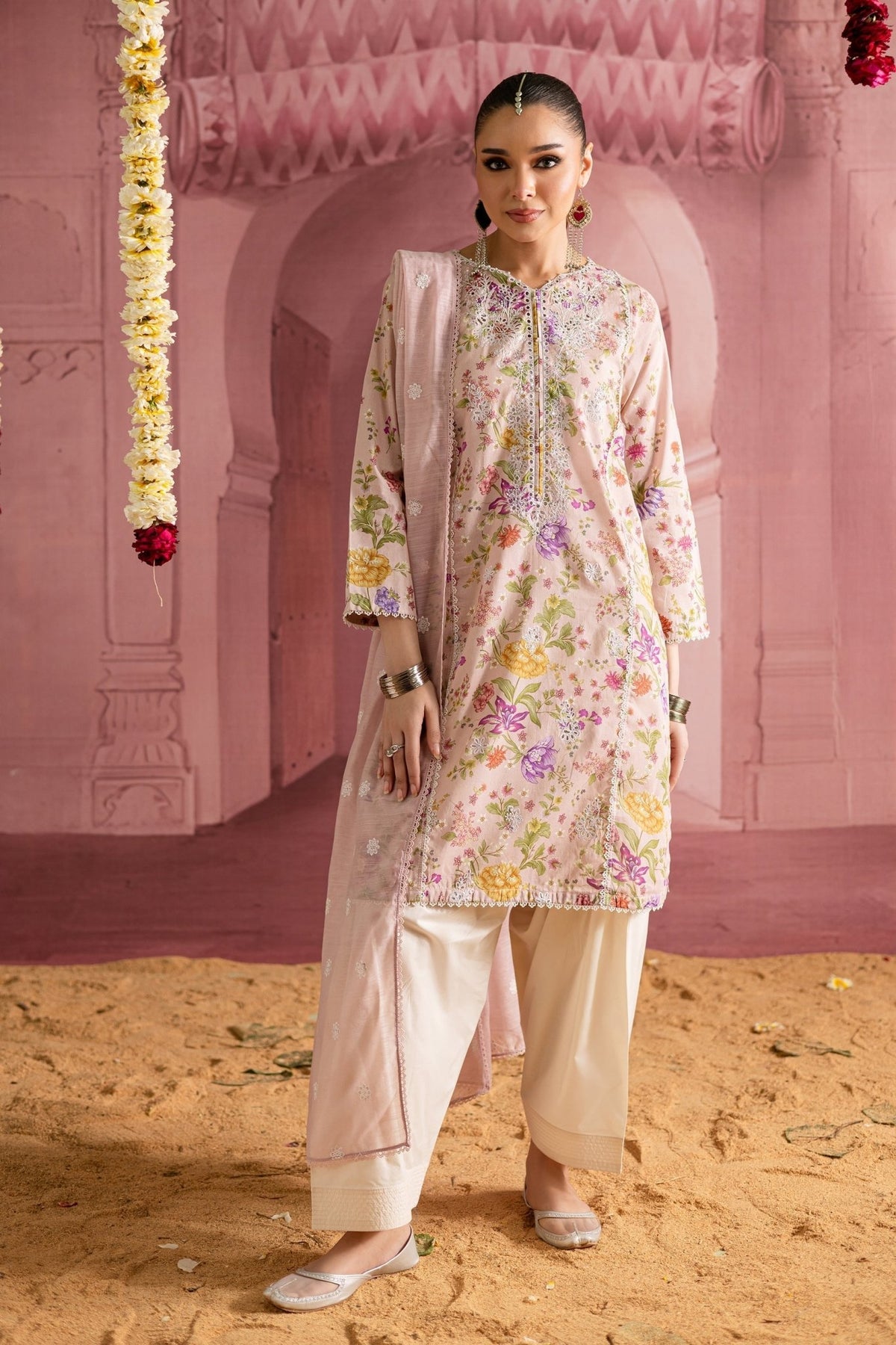 Batik | Chargbagh | Emily-Brand:Batik-Type:Ladies Clothes-Ivory-Pima Lawn-House of Maryam- Buy in UK, USA