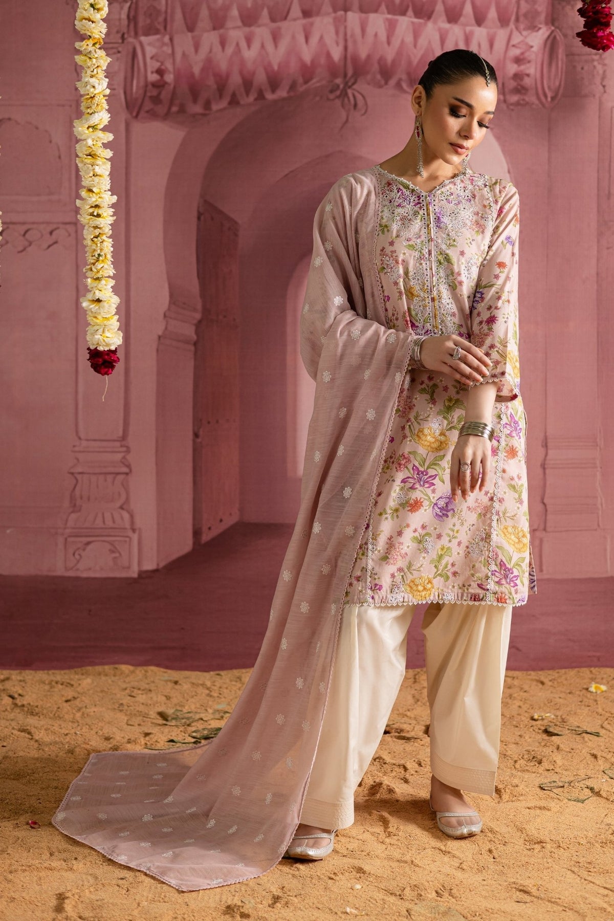Batik | Chargbagh | Emily-Brand:Batik-Type:Ladies Clothes-Ivory-Pima Lawn-House of Maryam- Buy in UK, USA