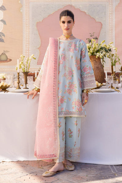 Batik | Chargbagh | Ocean Bloom-Brand:Batik-Type:Ladies Clothes-Pale Sky Blue-Lawn-House of Maryam- Buy in UK, USA