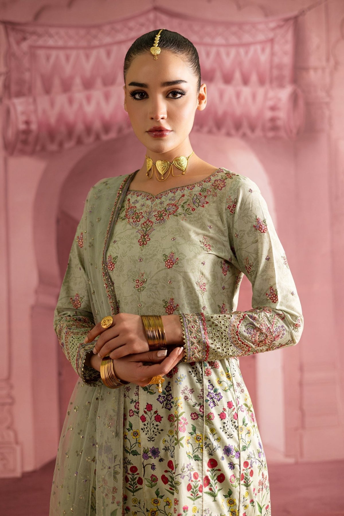 Batik | Chargbagh | Rio-Brand:Batik-Type:Ladies Clothes-Pistachio Green-Lawn-House of Maryam- Buy in UK, USA
