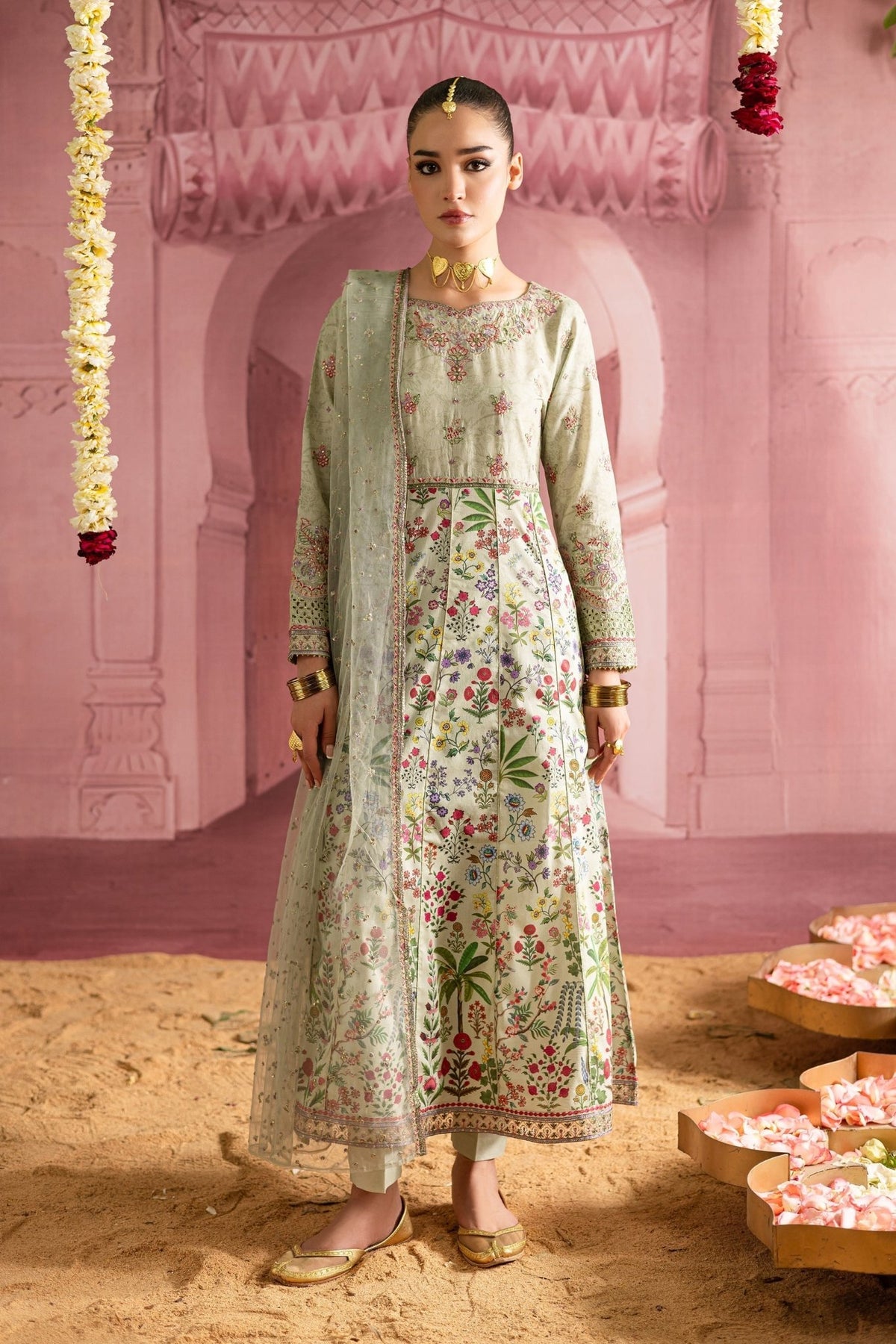 Batik | Chargbagh | Rio-Brand:Batik-Type:Ladies Clothes-Pistachio Green-Lawn-House of Maryam- Buy in UK, USA