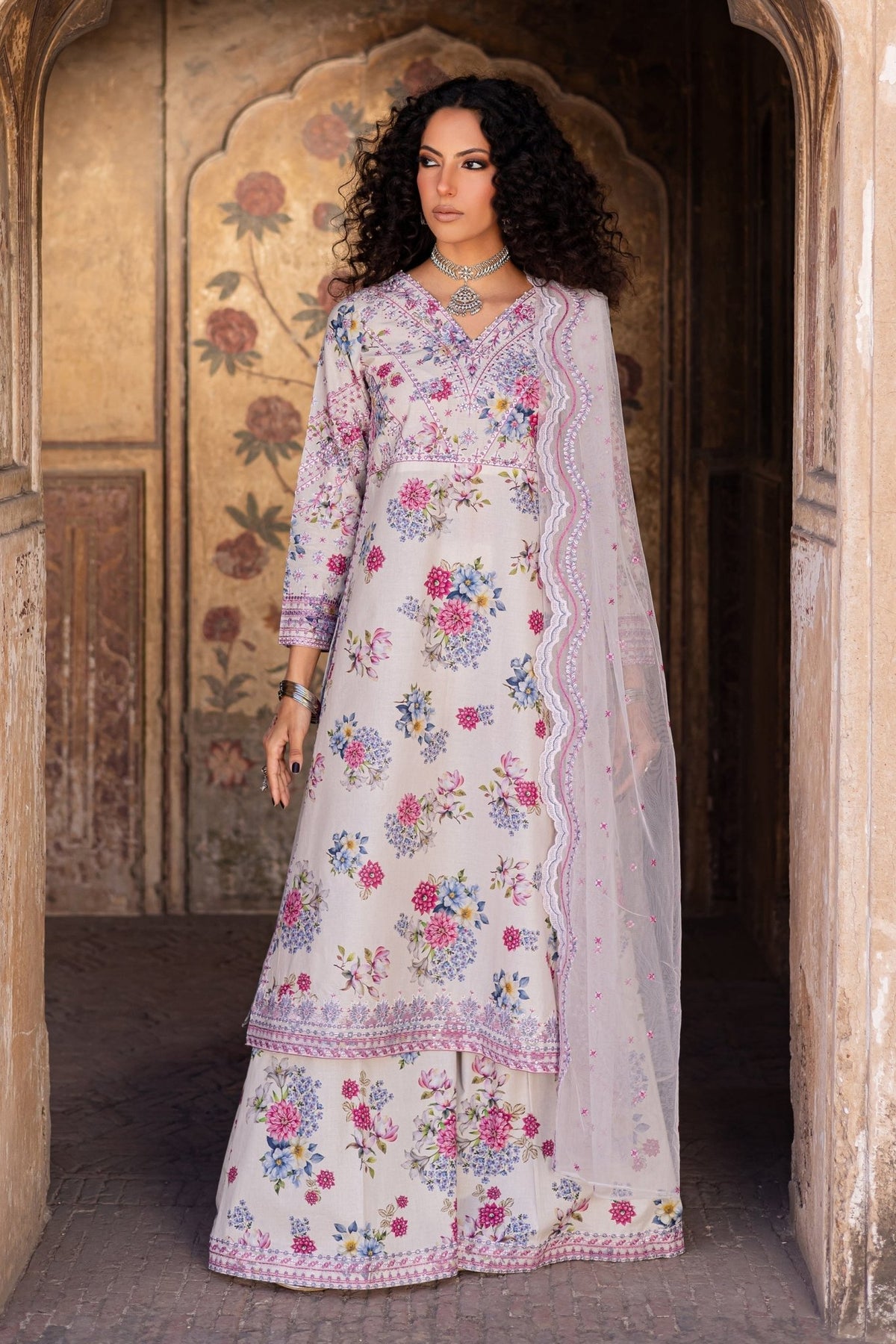 Batik | Chargbagh | Serenity-Brand:Batik-Type:Ladies Clothes-Off White-Lawn-House of Maryam- Buy in UK, USA