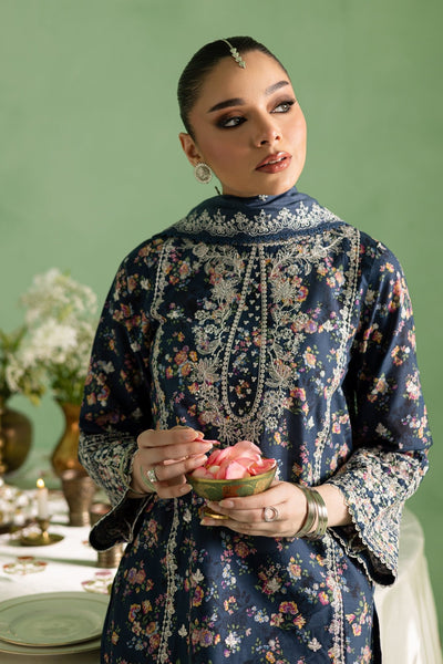 Batik | Chargbagh | Sirha-Brand:Batik-Type:Ladies Clothes-Midnight Blue-Lawn-House of Maryam- Buy in UK, USA