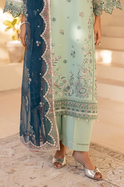 Batik | Cyra Luxury Solids | Asterin-Brand:Batik-Type:Ladies Clothes-Mint Gray-Lawn-House of Maryam- Buy in UK, USA