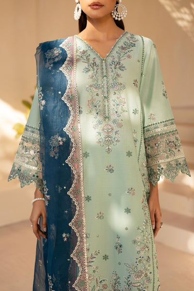 Batik | Cyra Luxury Solids | Asterin-Brand:Batik-Type:Ladies Clothes-Mint Gray-Lawn-House of Maryam- Buy in UK, USA