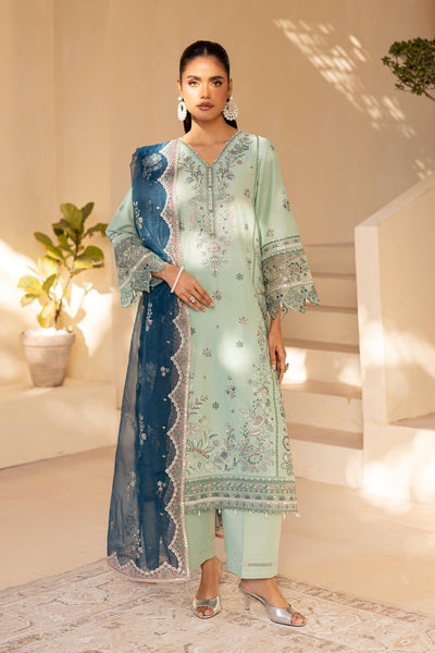 Batik | Cyra Luxury Solids | Asterin-Brand:Batik-Type:Ladies Clothes-Mint Gray-Lawn-House of Maryam- Buy in UK, USA