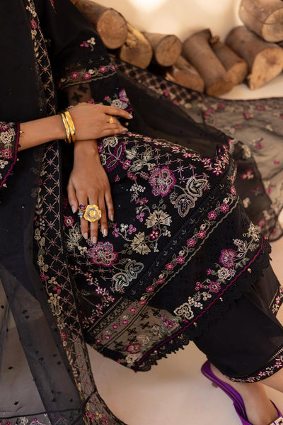 Batik | Cyra Luxury Solids | Black Onyx-Brand:Batik-Type:Ladies Clothes-Black-Lawn-House of Maryam- Buy in UK, USA