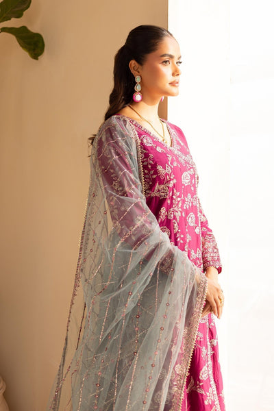 Batik | Cyra Luxury Solids | Fig-Brand:Batik-Type:Ladies Clothes-Magenta-Lawn-House of Maryam- Buy in UK, USA
