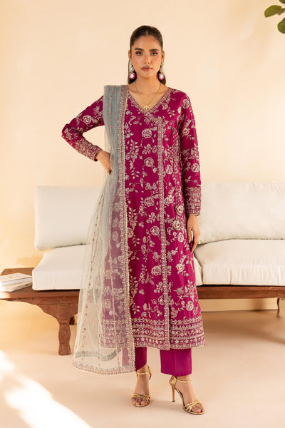 Batik | Cyra Luxury Solids | Fig-Brand:Batik-Type:Ladies Clothes-Magenta-Lawn-House of Maryam- Buy in UK, USA