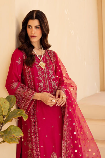 Batik | Cyra Luxury Solids | Janice-Brand:Batik-Type:Ladies Clothes-Red-Lawn-House of Maryam- Buy in UK, USA