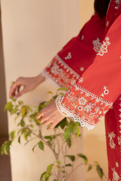 Batik | Cyra Luxury Solids | Petrichor-Brand:Batik-Type:Ladies Clothes-Coral Pink-Lawn-House of Maryam- Buy in UK, USA