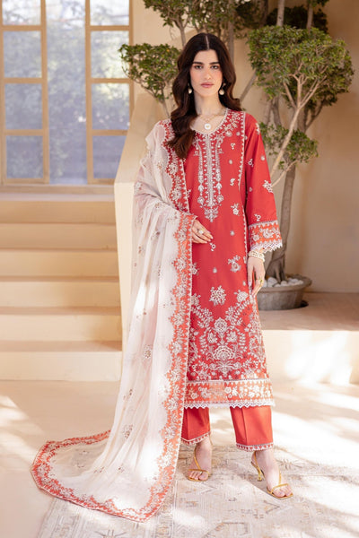 Batik | Cyra Luxury Solids | Petrichor-Brand:Batik-Type:Ladies Clothes-Coral Pink-Lawn-House of Maryam- Buy in UK, USA