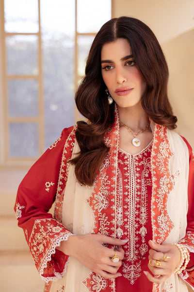 Batik | Cyra Luxury Solids | Petrichor-Brand:Batik-Type:Ladies Clothes-Coral Pink-Lawn-House of Maryam- Buy in UK, USA