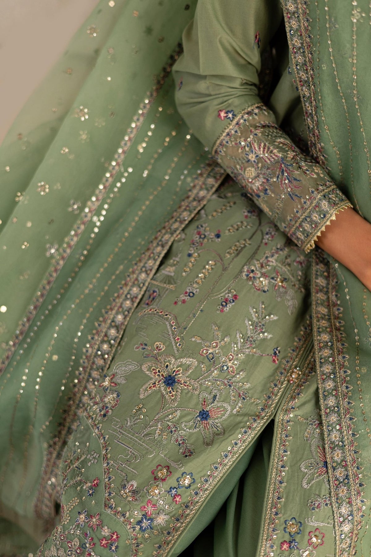 Batik | Cyra Luxury Solids | Seyan-Brand:Batik-Type:Ladies Clothes-Mint Green-Lawn-House of Maryam- Buy in UK, USA