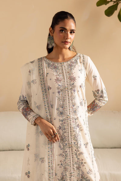 Batik | Cyra Luxury Solids |Stevie-Brand:Batik-Type:Ladies Clothes-Ivory-Lawn-House of Maryam- Buy in UK, USA