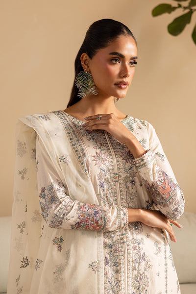 Batik | Cyra Luxury Solids |Stevie-Brand:Batik-Type:Ladies Clothes-Ivory-Lawn-House of Maryam- Buy in UK, USA