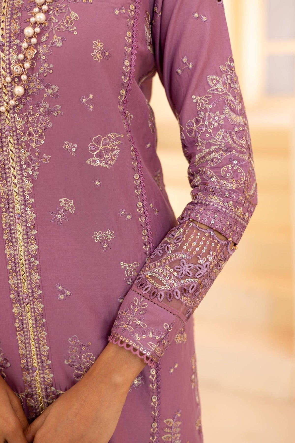 Batik | Cyra Luxury Solids | Tofu-Brand:Batik-Type:Ladies Clothes-Lilac-Lawn-House of Maryam- Buy in UK, USA