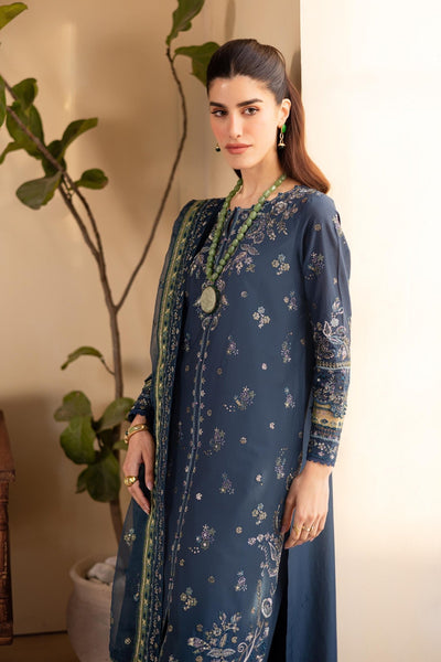 Batik | Cyra Luxury Solids | Twisto-Brand:Batik-Type:Ladies Clothes-Navy-Lawn-House of Maryam- Buy in UK, USA