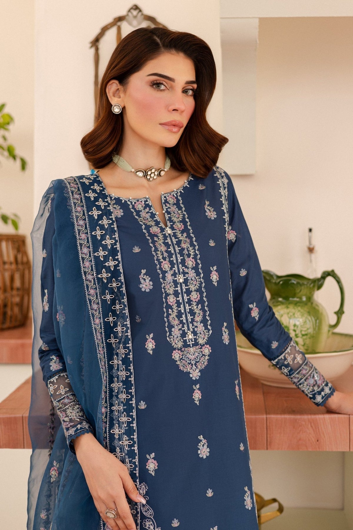 Batik | Kai Formals | Alana-Brand:Batik-Type:Ladies Clothes-Navy-Lawn-House of Maryam- Buy in UK, USA