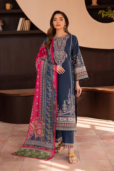 Batik | Kai Formals | Cyan-Brand:Batik-Type:Ladies Clothes-Navy Blue-Lawn-House of Maryam- Buy in UK, USA