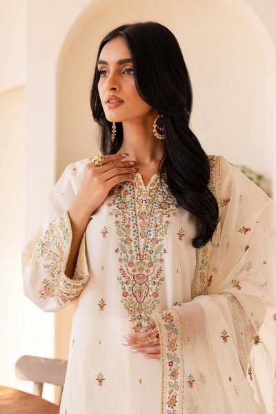 Batik | Kai Formals | Elnaz-Brand:Batik-Type:Ladies Clothes-Ivory-Lawn-House of Maryam- Buy in UK, USA