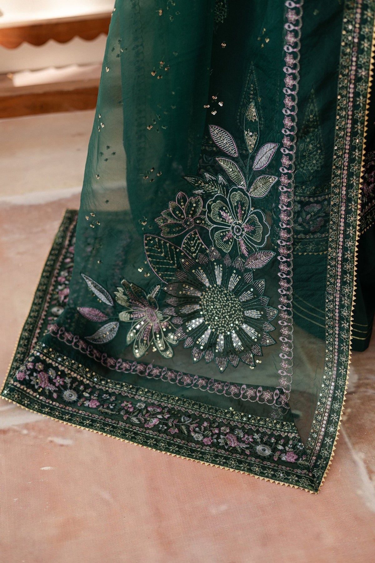 Batik | Kai Formals | Hurem-Brand:Batik-Type:Ladies Clothes-Teal Green-Lawn-House of Maryam- Buy in UK, USA