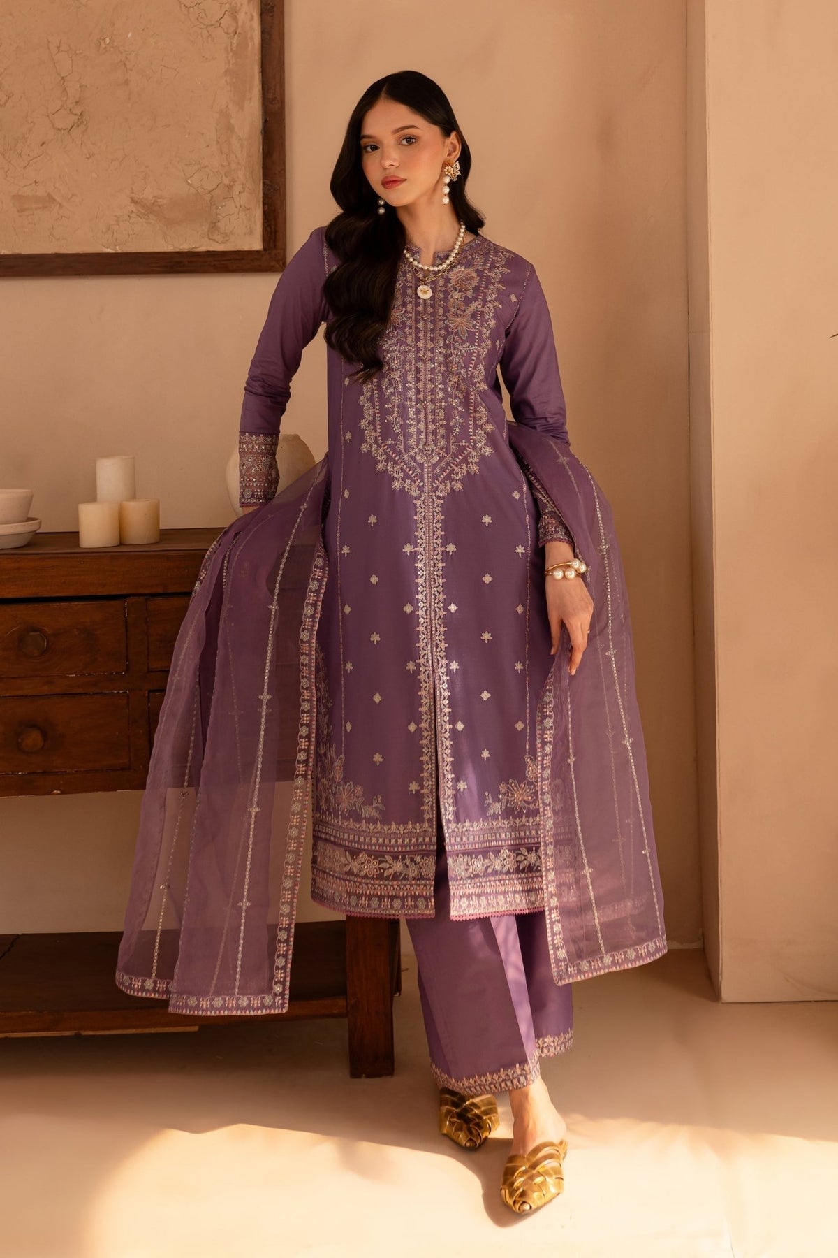 Batik | Kai Formals | Khoyo-Brand:Batik-Type:Ladies Clothes-Mauve-Lawn-House of Maryam- Buy in UK, USA