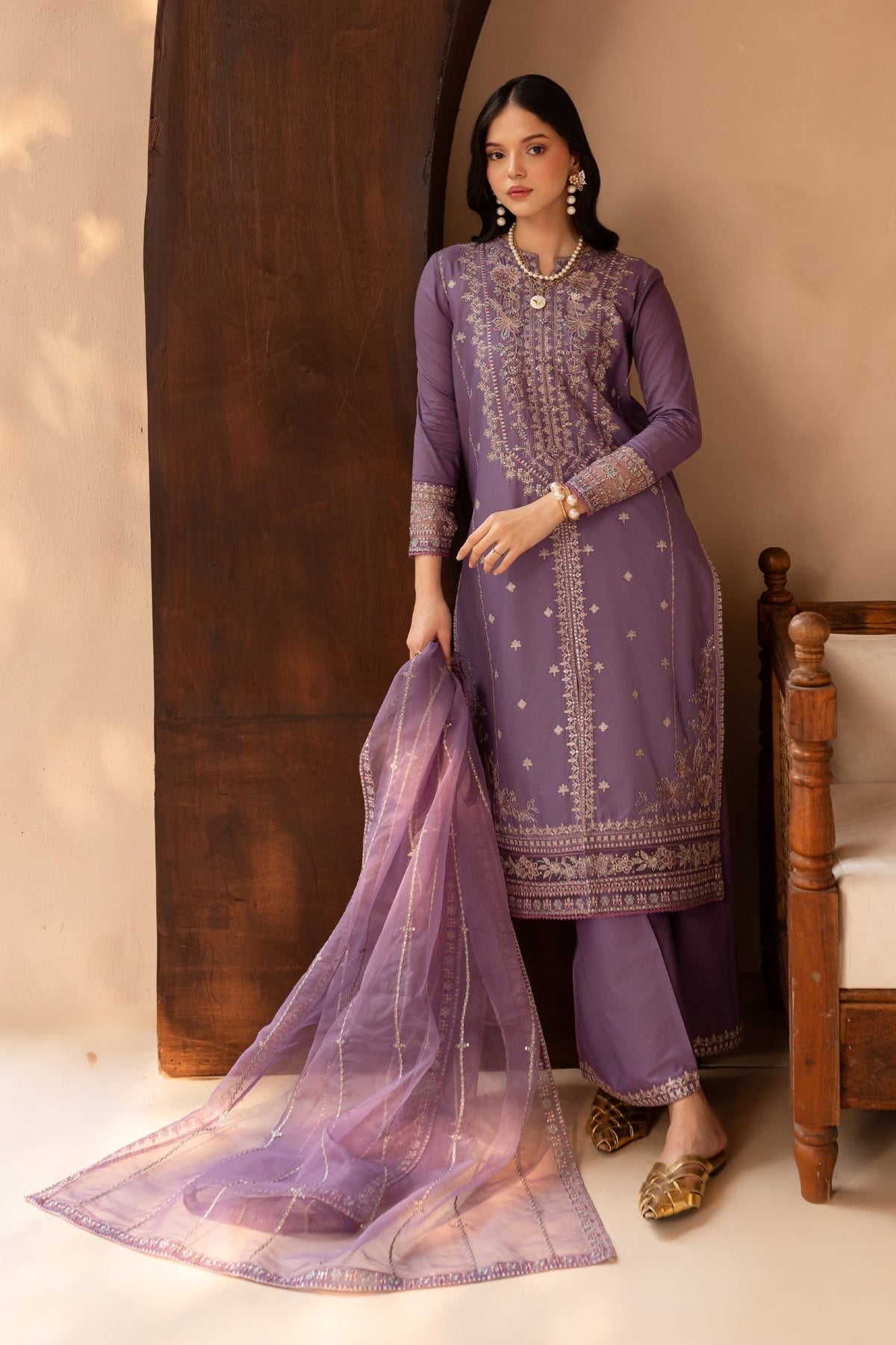 Batik | Kai Formals | Khoyo-Brand:Batik-Type:Ladies Clothes-Mauve-Lawn-House of Maryam- Buy in UK, USA