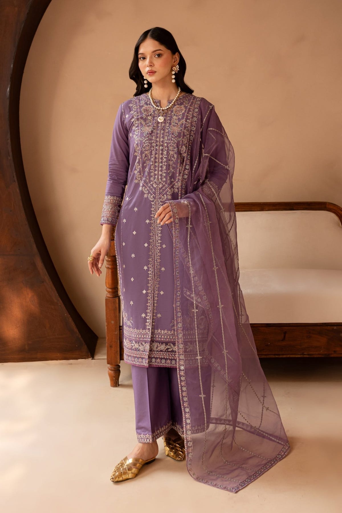 Batik | Kai Formals | Khoyo-Brand:Batik-Type:Ladies Clothes-Mauve-Lawn-House of Maryam- Buy in UK, USA