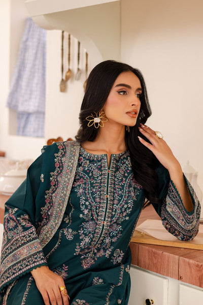 Batik | Kai Formals | Leal-Brand:Batik-Type:Ladies Clothes-Teal Green-Lawn-House of Maryam- Buy in UK, USA