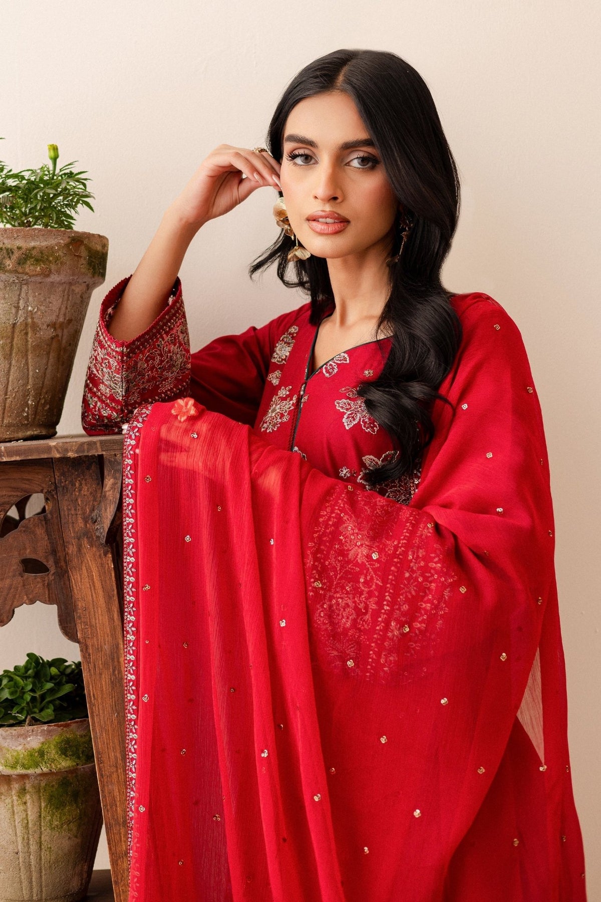 Batik | Kai Formals | Milaas-Brand:Batik-Type:Ladies Clothes-Red-Lawn-House of Maryam- Buy in UK, USA